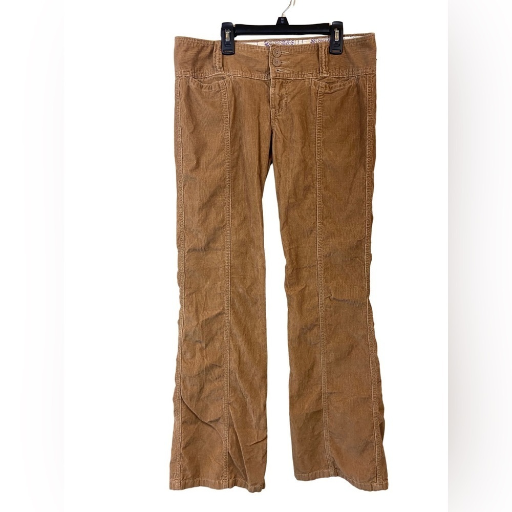 Y2K Hollister Tan Wide Leg Corduroy Pant